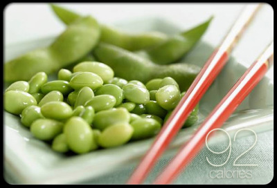 1/3 Cup Edamame
These young soybeans are among the healthiest snacks you can find. A third of a cup has more than 8&#160;g of protein and 4&#160;g of fiber to help keep you full. As a bonus, you&#8217;ll get nearly 10% of your recommended daily allowance of iron. Edamame is available in ready-to-eat containers for a quick snack on the run.
Saturated Fat: 0.5&#160;g
Sodium: 4.5&#160;mg
Cholesterol: 0&#160;mg
