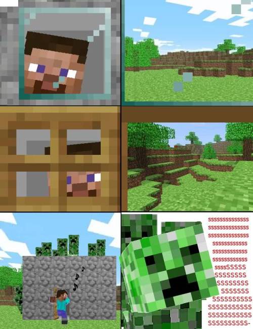 Minecraft Creeper Photo Collections