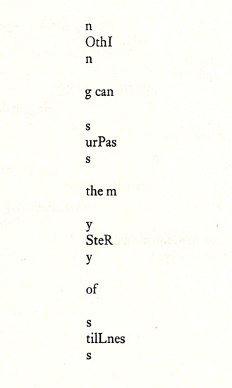 ... -Poetry â€” â€œpoem 42â€ by e.e. cummings (from the book â€œ73
