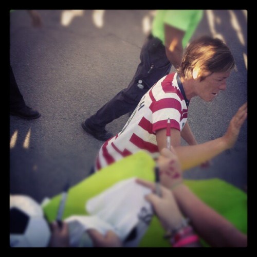 Giving it to the fans. #abbywambach #imightaswellbe9 (Taken with Instagram)