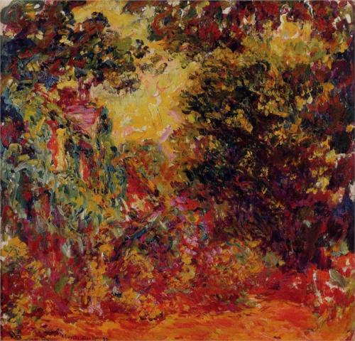Claude Monet
The Artist’s House from the Rose Garden, 1922-1924
oil on canvas, 92 x 89 cm
