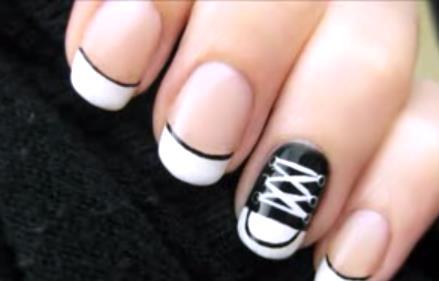 Sep 4   6   nail art beautiful nail art Converse Converse nail art Facebook