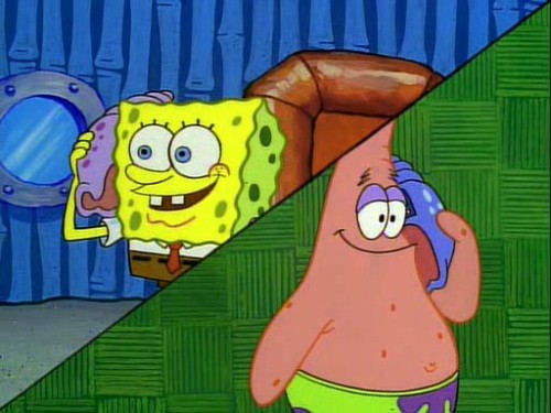 spongebob patrick spongebob-is-the-maniac •