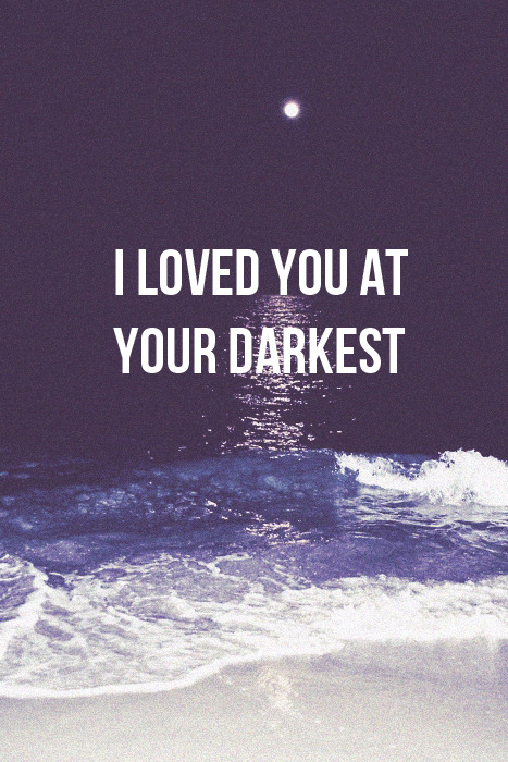 Quote Dark Love Picture
