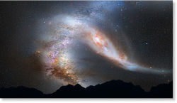 Galaxy collision