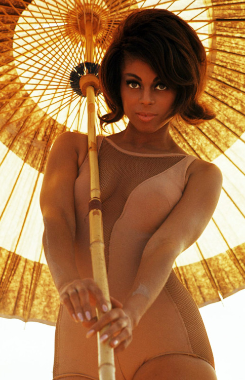 vintagegal:

“The Nude Look”  model is wearing Cole of California swimsuit, in Playboy 1965
