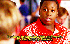 Glee Game of Thrones gif