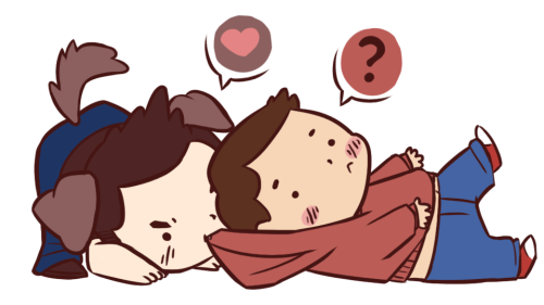 mandylasers: I’ve never seen this show but bb!Sterek was requested so babies~ 