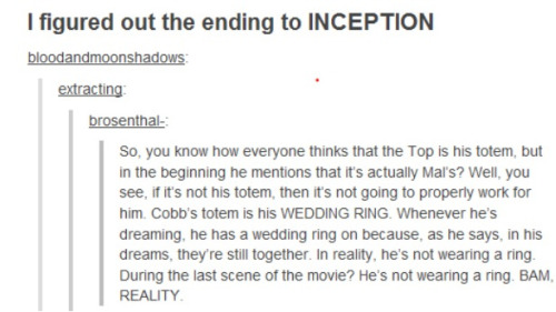 Inception wedding ring explanation