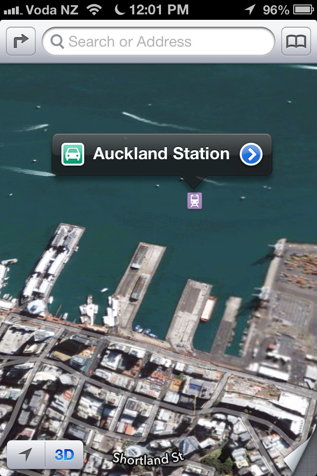 Apple didn&#8217;t like where Auckland&#8217;s main train station was so they moved it into the harbour.