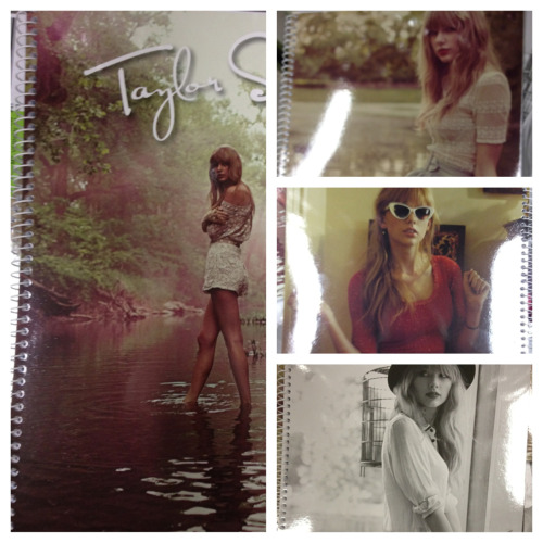 Taylor Swift notebooks, so perfect.