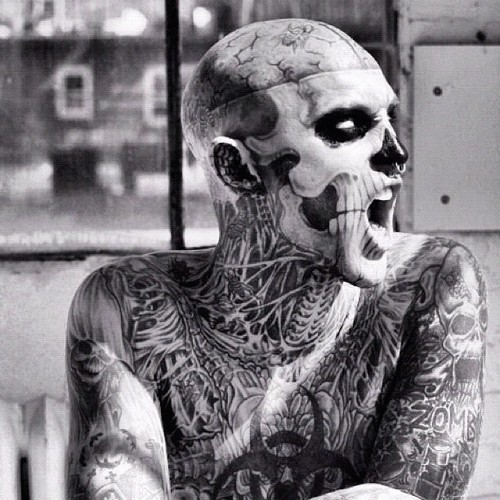 tattoo skull man