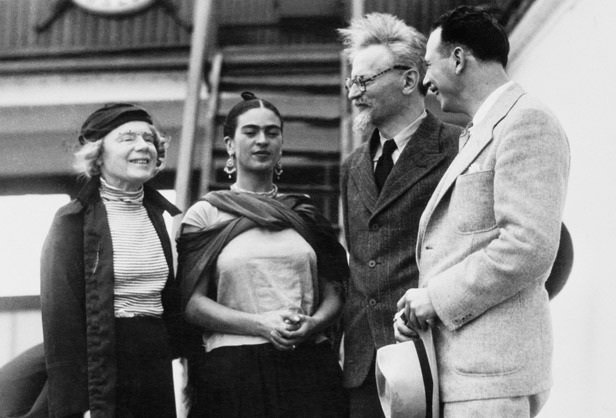 Frida Kahlo and Leon Trotsky, 1937