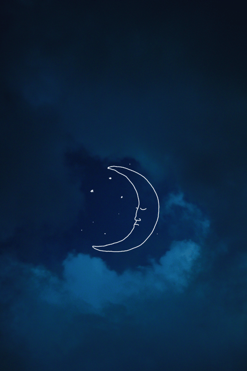 Night Sky Moon Tumblr