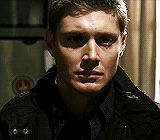 SPNG Tags: Dean / Crying / Dramatic Zoom / Unscripted /OPT / One Perfect Tear /
Looking for a particular Supernatural reaction gif? This blog organizes them so you don’t have to spend hours hunting them down.