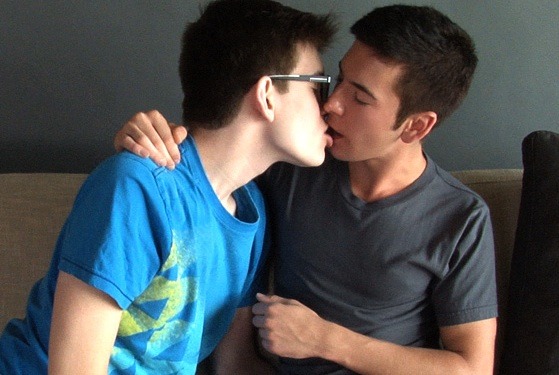 Damien Day and Jack Symon in an oral scene for You Love Jack.