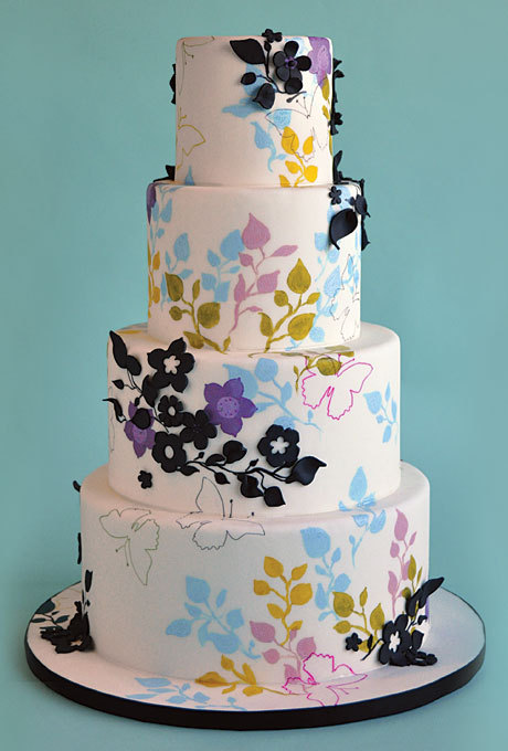 love this wedding cake design