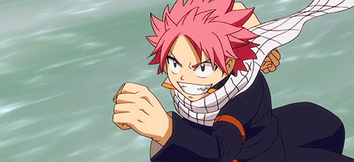 Image result for gif of natsu running