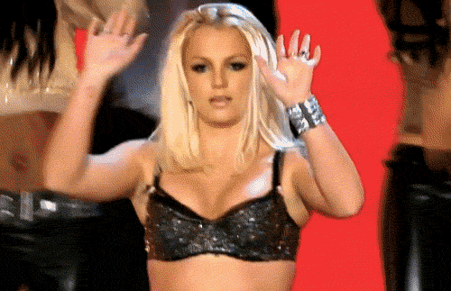 Image result for britney 2007 vma gif