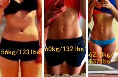 happyandsweaty:

eatclean-getfit:

IS THE NUMBER ON THE SCALES GETTING YOU DOWN?
Girls, girls, girls. I know we all have our own stories and we’re all here for different reasons. But I see A LOT of girls desperately trying to see lower numbers on their scales. It looks to me like the main reason they’re doing it (working out/eating healthy) is to see a low number on scales. The only thing thing keeping them going is the hope that one morning they’ll stand on the scale and their “ultimate goal weight” will be staring them in the face.
I believe, and yes this is my personal opinion, that what should be staring you in the face, is yourself in the mirror. Why not forget about the numbers for a while? Check your progress in the mirror, how your clothes fit, compare old photos with new photos, happiness, how well you sleep at night, how much energy you have, how strong you are mentally and physically, there are probably a million other reasons but these are the ones just came to mind now.
Different weights look different on every single body. Just because your favourite celeb has a bangin’ bod at a weight, doesn’t mean it’s going to look fantastic on you too.
I hope my progress will inspire some of you and make you realise that you don’t need to see incredibly low numbers. I rarely weigh myself. I only weigh myself when I see a big difference in my body in muscle definition. It turns out the better I look, the more weight I’ve gained.
Don’t let numbers define you. Please. I am genuinely concerned for some people that I see on here. 

ugh these photos make me feel good &lt;3
