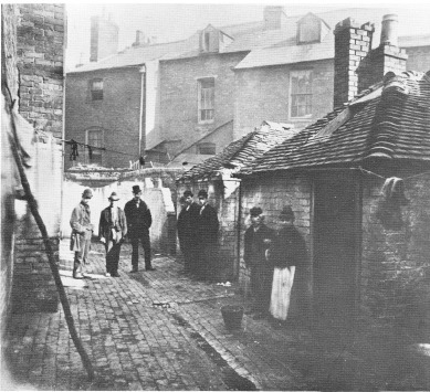 Court Number 1, Thomas Street, Birmingham, 1871: What I like about this photograph is that if you concentrated only on the houses in the background then this could easily be a modern photo. I used to live in a house that looked a little like one of those houses, and anyone travelling to London on the train that passes through Surbiton and Clapham will see scores of homes just like these. Yet, if you cast your eyes down the photo to the cobbled streets, makeshift laundry lines, rickety out-buildings and tatty occupants, the picture becomes a world away from anything we could imagine.  A reminder that much of our world is still theirs.