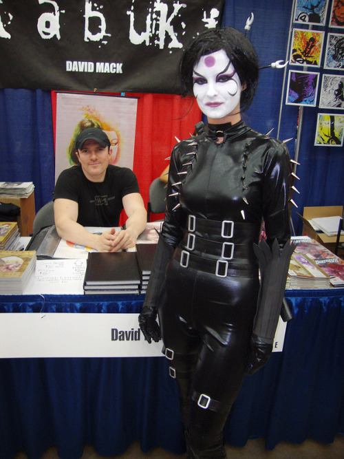 Scarab (with David Mack)
Cosplayer: Dream a little Dream of Death; Location: Baltimore Comic-Con; Photographer: Greyloch
Submitted by greyloch
WoCC says: Cosplay and creator in one shot!