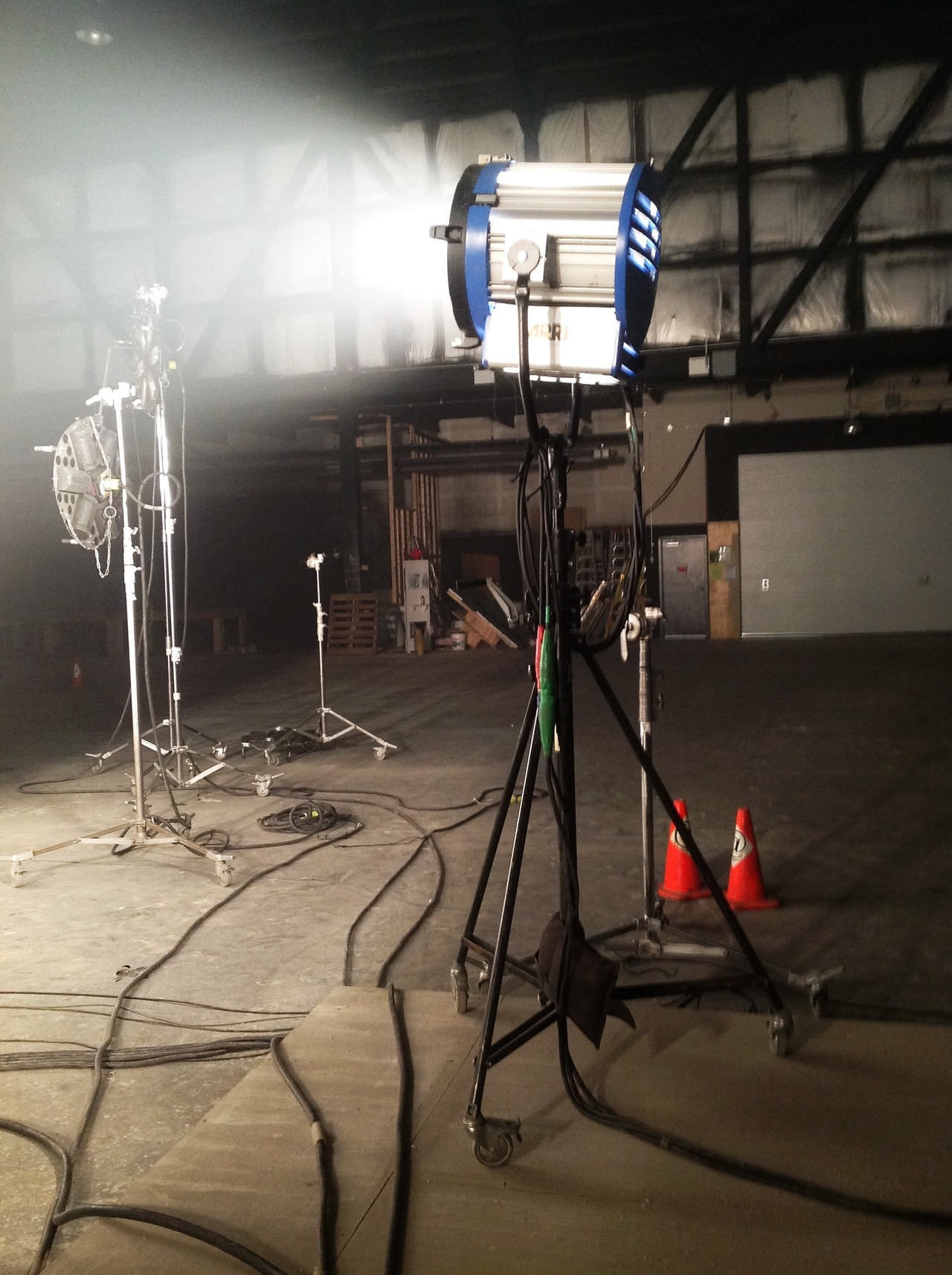 There&#8217;s nothing like a good ol&#8217; film light in a fogged up studio.