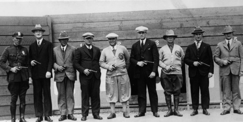 Pasadena&#8217;s Police Department Pistol team, 1930