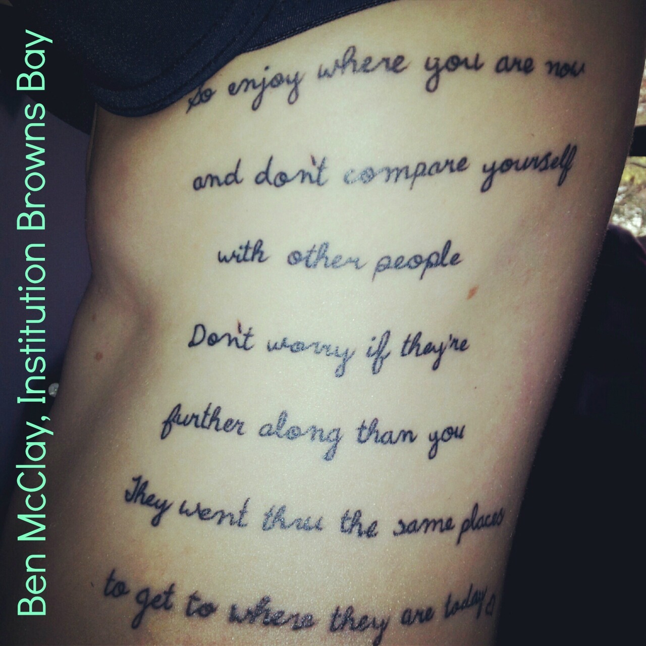 Love Tattoos Tumblr Quotes My rib tattoo