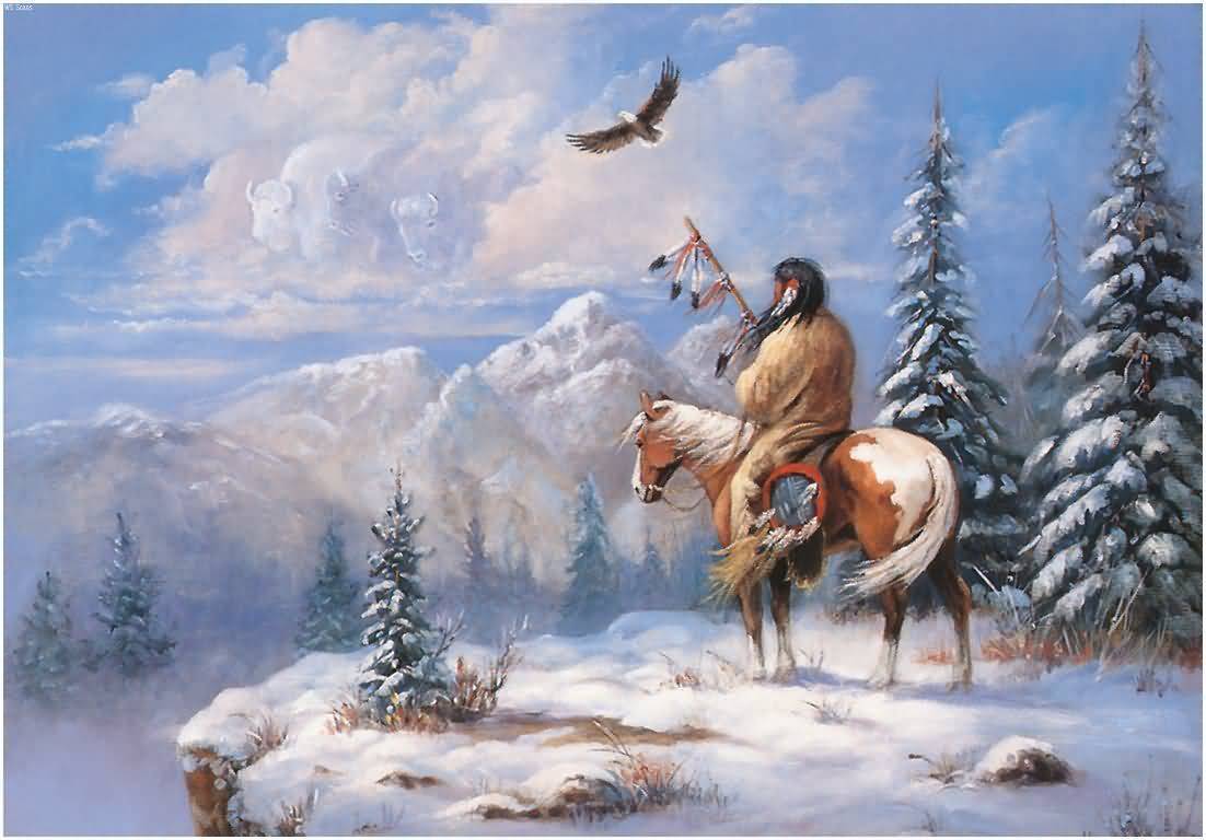native american winter