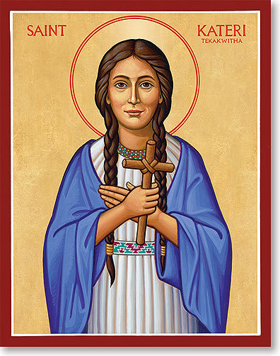 Saint Kateri Tekakwitha, Lily of the Mohawks,
