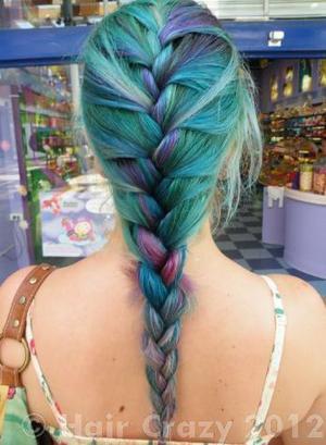 Turquoise Splat Hair Dye