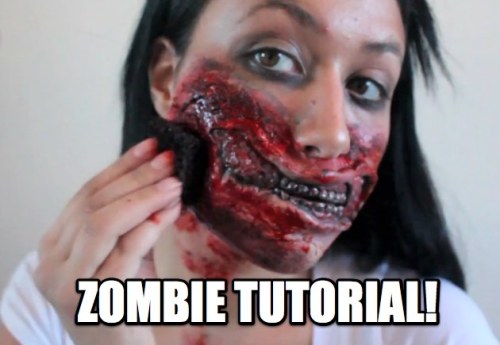 crazy zombie mouth tutorial