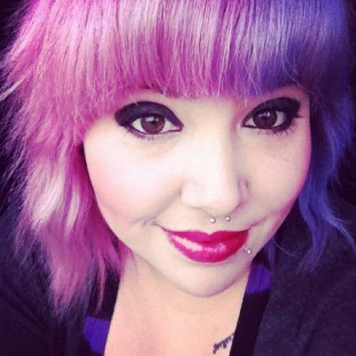 Pink Blue and Purple Hair Tumblr