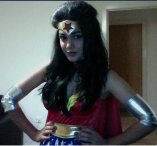 Tweeted by Tasie: &#8220;I am Wonder Woman&#8221;.