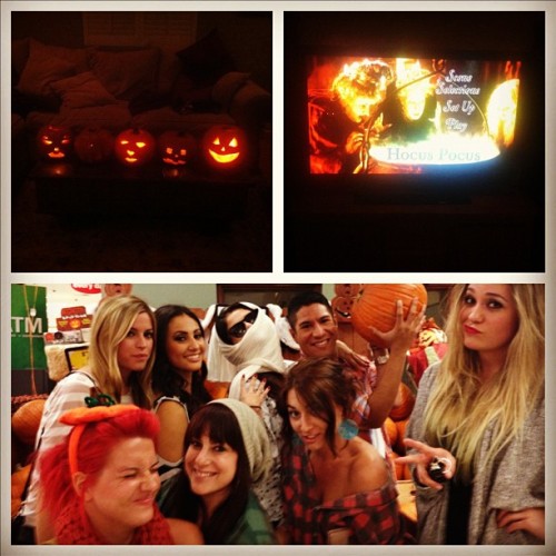  @mrsrobbins: Halloween and birthday celebrations all in one night 