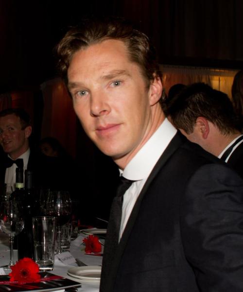 cumberbatchcoffeeklatch:

Good pic of B at the Gala

OMG I&#8217;ve been following you forever!  *flails*