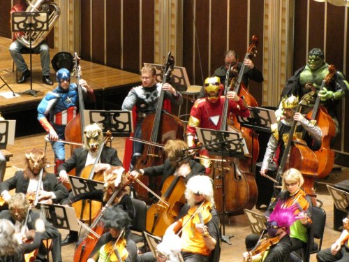 keepcalmandthunderfrost:

mybelovedcheshire:

careless-lisperer:

flatbear:

starkexpos:

francescadarimini:

I just thought that everyone needed to see this picture of the Cleveland Orchestra bass section dressed up as the Avengers

Fabulous.

I SEE HOW THAT’S A PARTY.

THE HULK THO

That Thor is wearing glasses and excuse me I need to go find him.

Life complete
