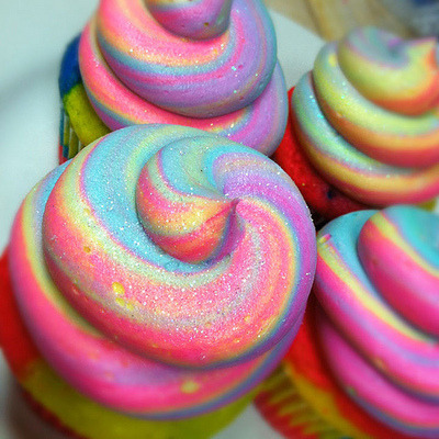 Rainbow Birthday Cake on Rainbow Food   Cool Food   Food   Cupcake