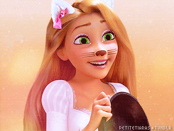 Rapunzel as a kitten