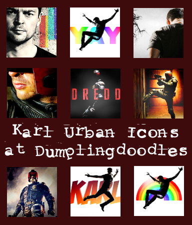 my graphics # karl urban # dredd # icons