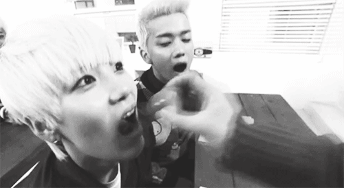 my gif b.a.p zelo seriously crying omg youngjae