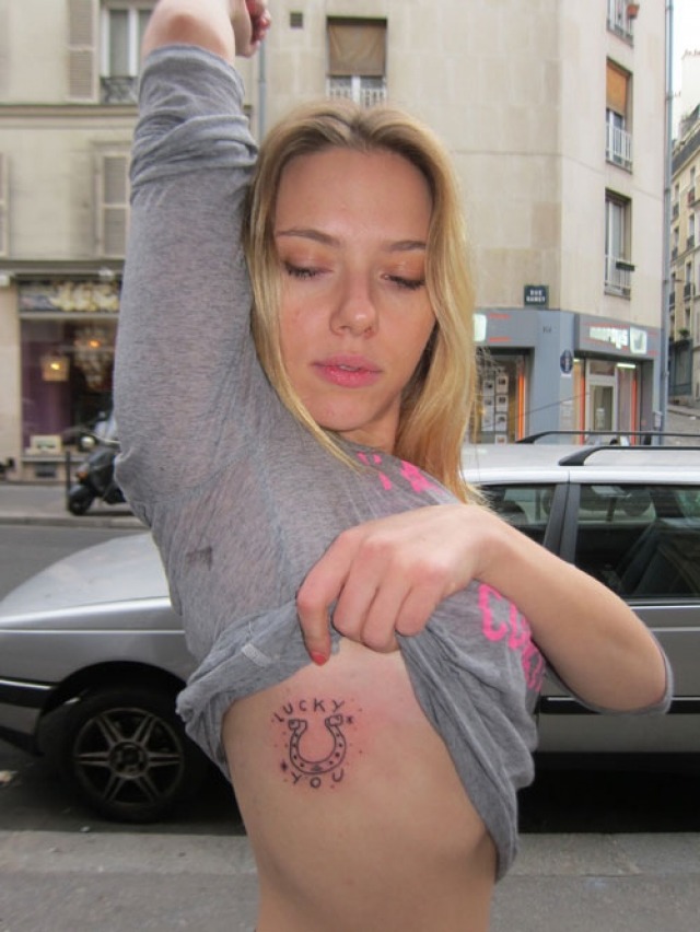 Scarlett Johansson Tattoo