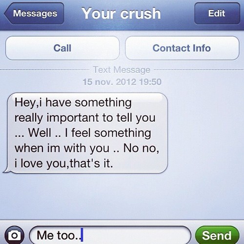 Cute texts to send to your crush.