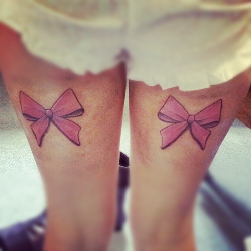 Done by Josh at Hellfire in Tassie, Australia! My third tattoo and by far my most painful! I love bows and wanted a more fun cute kind of tattoo this time around :)