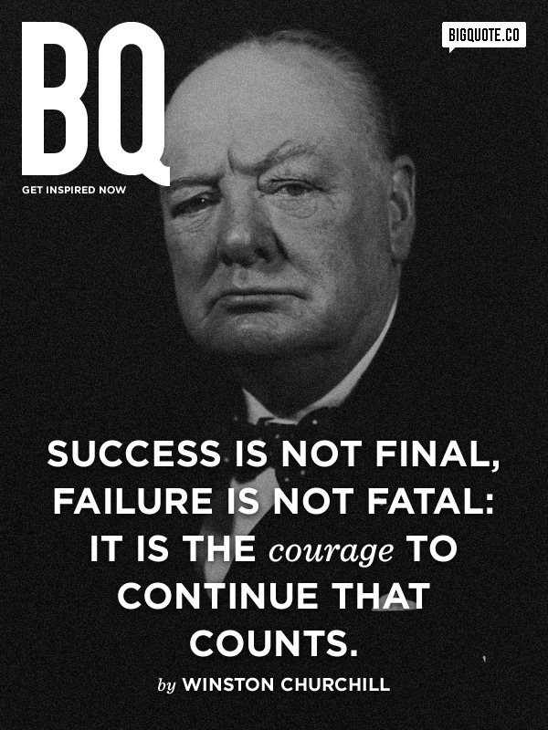 Winston Churchill Quotes Success