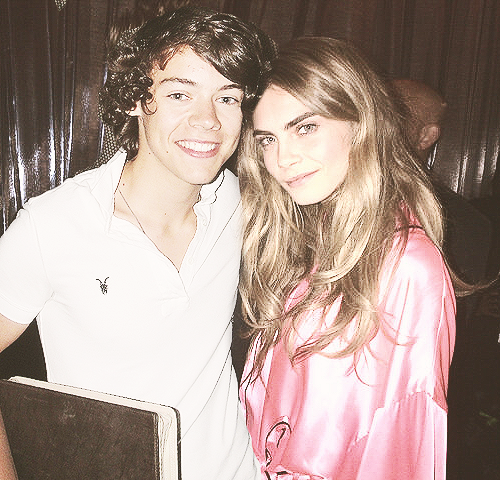 Harry Styles and Cara Delevingne