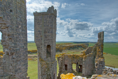 Crumbling castle ruins