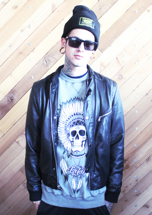 fatalclothing:

Tmills came by the shop today to pick up some shirts!
