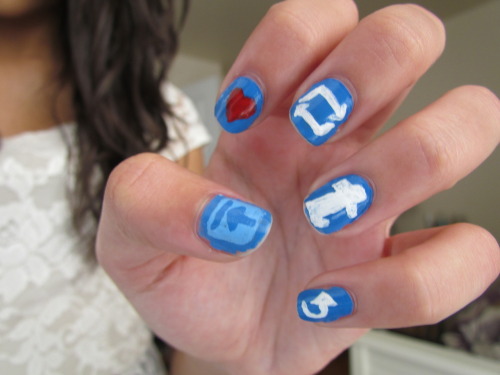 2. Cute Square Nail Designs on Tumblr - wide 4